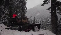 Déclencher une avalanche avec un tank