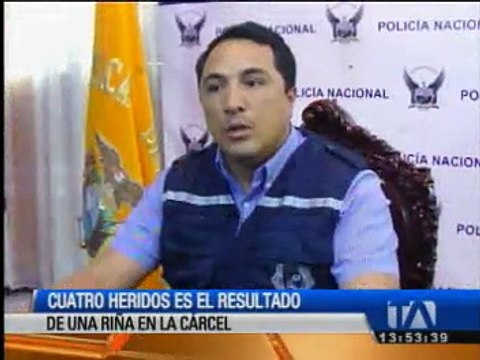 Una riña en cárcel de Tulcán dejó cuatro heridos