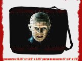 Rikki KnightTM Fire Skull Messenger Bag - - Shoulder Bag - School Bag for School or Work -
