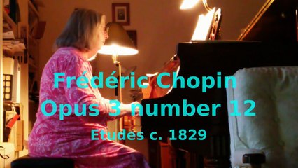 mom chopin opus 3 number 12 etudes