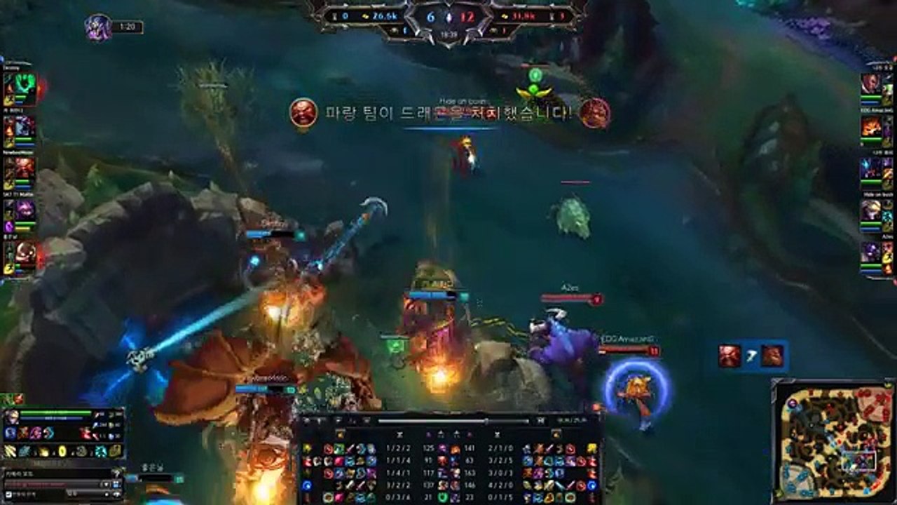 [LOL EXA] SKT T1 Faker - AP Ezreal vs Cho'Gath - KR LOL SoloQ Highlights