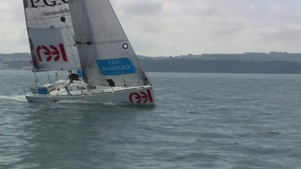 Arrivées Aymeric Arthaud (Reel - PGO Automobiles) & Sam Matson (Chatham Marine)