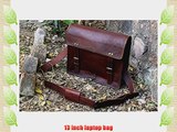 Hlc Genuine Men's Auth Real Leather Messenger Laptop Briefcase Satchel Mens Bag