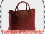 Vintage Tanned Red Leather Laptop Bag for Laptops up to 15.6 Inch Leather Laptop Bag for Women