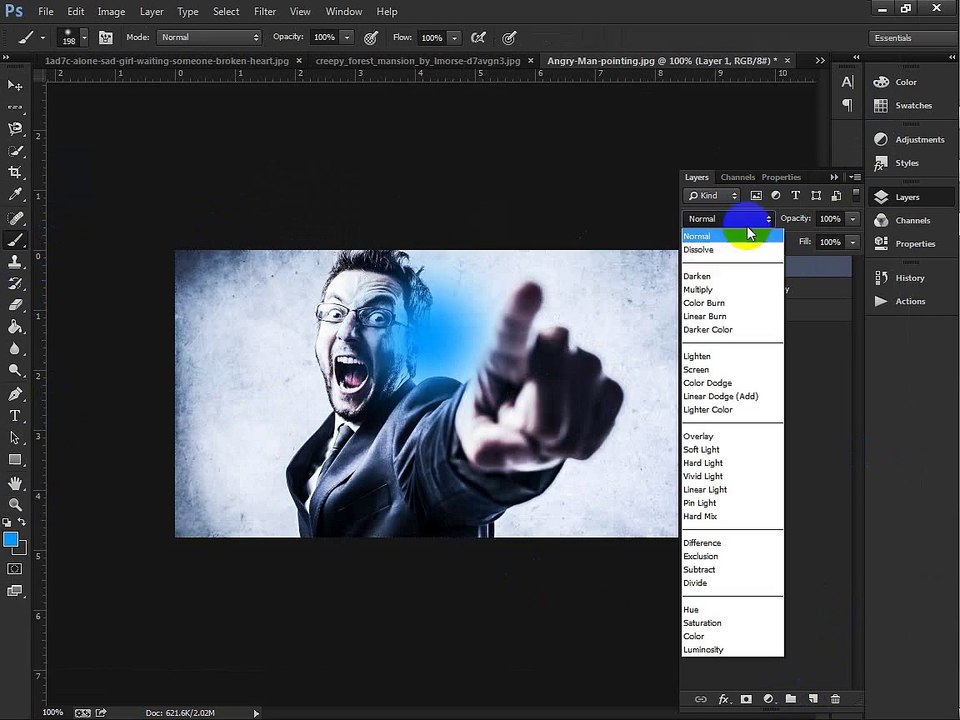 LIGHT EFFECT Photoshop Tutorial