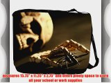 Rikki KnightTM Skull and Hand Bone Messenger Bag - Shoulder Bag - School Bag for School or