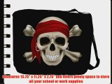 Rikki KnightTM Pirate Skull Messenger Bag - Shoulder Bag - School Bag for School or Work