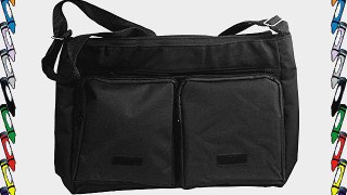 Rikki KnightTM Yellow Damask Design Messenger Bag - Shoulder Bag - School Bag for School or