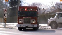 Toronto Fire Services Squad 445 & Rescue 413 Responding