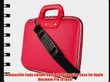 Magenta Pink Cady Cube Ultra Durable 15 inch Tactical Hard Messenger bag for your Apple MacBook