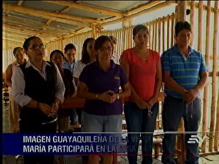 Imagen de la virgen María participará en misa papal en Guayaquil
