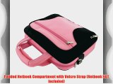 rooCase Lenovo ThinkPad X301 2776V1U 13.3-Inch Laptop Carrying Case - Pink / Black Deluxe Bag
