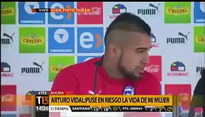 Arturo Vidal ofrece perdón a Chile entre lágrimas: "Estoy avergonzado"