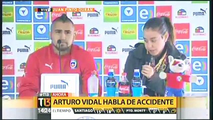 Arturo Vidal: "Estoy muy arrepentido"