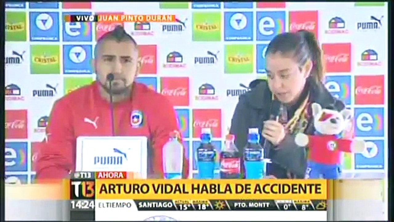 Arturo Vidal: "Estoy muy arrepentido"