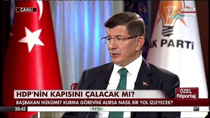 Koalisyon için HDP ile görüşecek mi ?