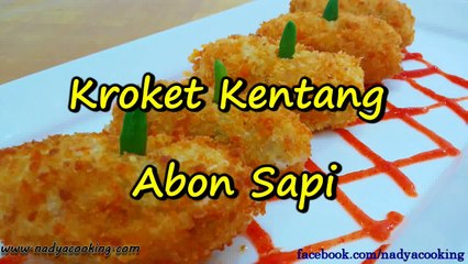 Resep Kroket Kentang isi Abon Sapi