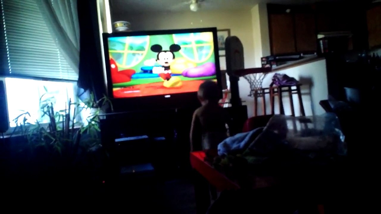 Little boy dancing