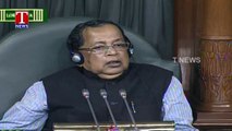 MP Asaduddin Owaisi opposes the Land Acquisition Bill in Lok Sabha