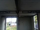 Custom Trusses in Shipping Container House