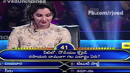 Check out the Response of Sania Mirza on Easy Question in KBC