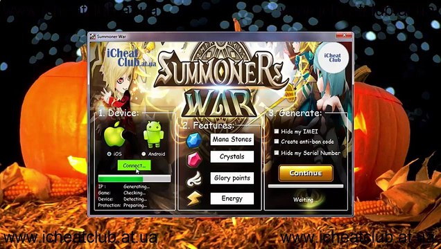 Summoners War Sky Arena Ressources Générateur 2015 | Pierres de Mana, Cristaux, Glory Points, de l'énergie français