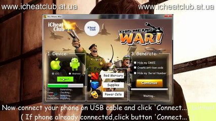 This Means War Générateur Ressources 2015 | Red Mercury, fournitures, cellules de puissance outil Hack! Français