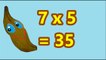 Apprendre la table de multiplication par 7 en cp ce1 ce2 facilement et en s'amusant
