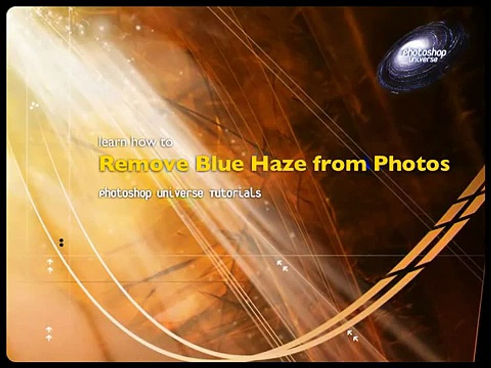 Learn Photoshop - How to Remove Blue Haze from Photos