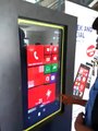 Motomedia Nokia Lumia demo on touchscreen