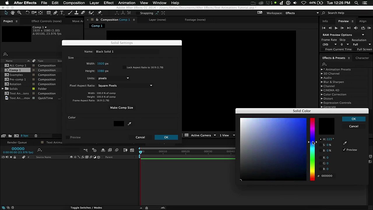 Text Animations Tutorial - Adobe After Effects