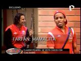 4/9/11 - CLAUDIO PIZARRO - Farfán bromeando con Pizarro - TELEDEPORTES (EXCLUSIVO)