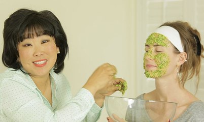 Organic Face Mask: Cilantro & Sticky White Rice Mask