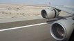 Etihad Airways Airbus A340-500 landing in Abu Dhabi