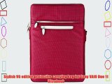 Magenta VG Hydei Nylon Laptop Carrying Bag Case w/ Shoulder Strap for Sony VAIO Duo 11 Ultrabook