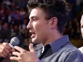 20 yo. man is on FIRE during Benny Hinn Crusade