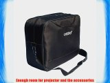 EUG Universal Portable Projector Carrying Case Handbag Travel Shoulder Bag