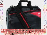 V7 NOTEBOOK CARRYING CASES V7 14.1 Edge Ultra Slim Laptop Bag with Red Trim. EDGE TOPLOADER