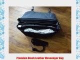 $260 Samsonite Black Leather Briefcase Messenger Bag