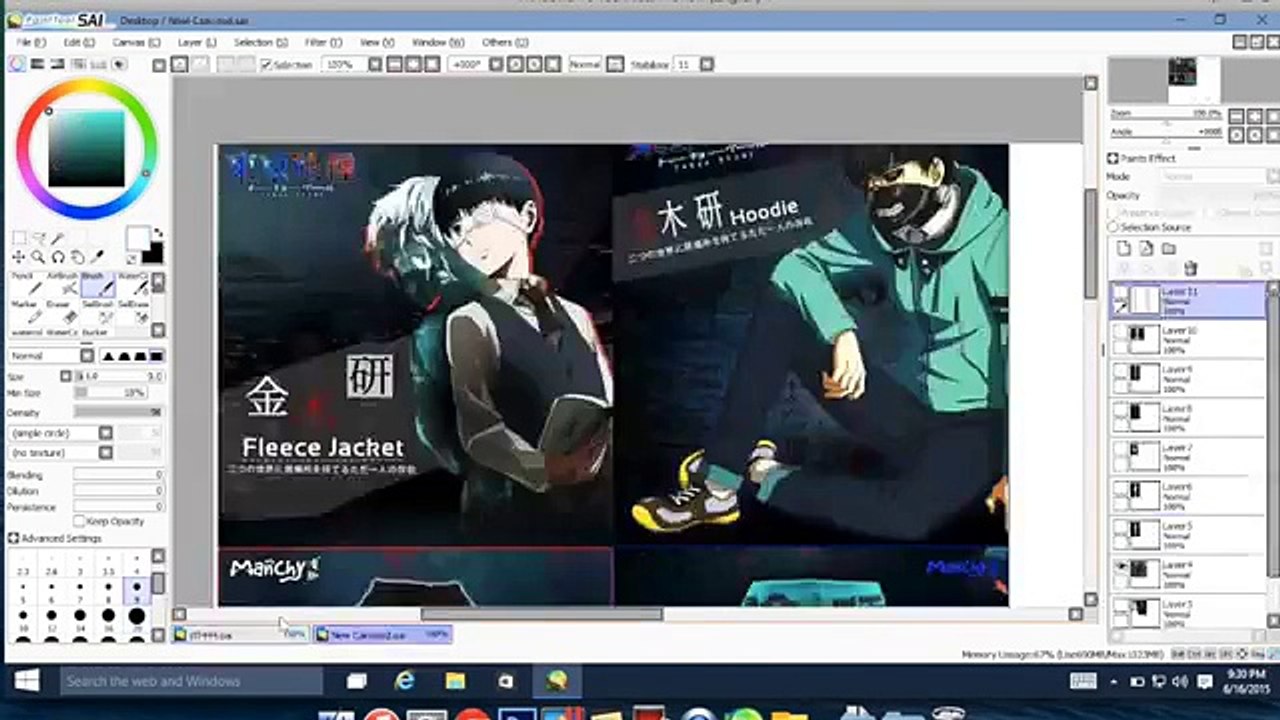 Tokyo Ghoul CHIBIS // Drawing Progress