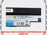 Bay Valley Parts 9-Cell 10.8V 7800mAh New Replacement Laptop Battery for LENOVO:IdeaPad S100IdeaPad