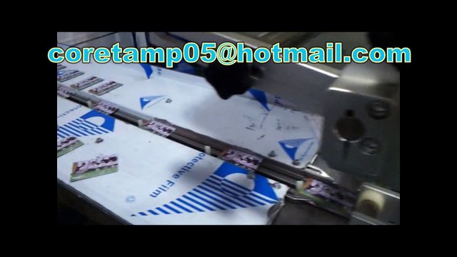 Air freshener sticker card packaging machine