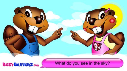 "What Do You See In the Sky?" - Children's Nursery Song, Cloud Busting, Simple Baby Learning Rhymes