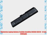 UBatteries Laptop Battery Toshiba Satellite C655D-S5518 - 6 Cell 4400mAh