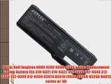 9 CELL Dell Inspiron 6000 9200 9300 e1705 series Replacement Laptop Battery ftis 310-6321 310-6322