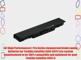 LB1 High Performance Battery for Toshiba Satellite L655-S5117 Laptop Notebook Computer PC [6-Cell