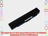 Acer Aspire One 721-3574 Laptop Battery (6 Cell 11.1V 4400mAh) - Replacement For Acer AL10D56