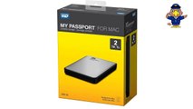 WD My Passport for Mac 2TB Portable External Hard Drive Storage USB 3.0 (WDBZYL0020BSL-NESN)