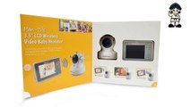 Foscam FBM3501 Digital Video Baby Monitor - 2.4 Ghz with Pan/Tilt Nightvision and Two-Way Audio/Video Camera with 3.5-Inch LCD (White/Gray)