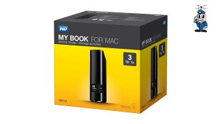 WD My Book Hard Drive for Mac 3 TB (WDBYCC0030HBK-NESN)